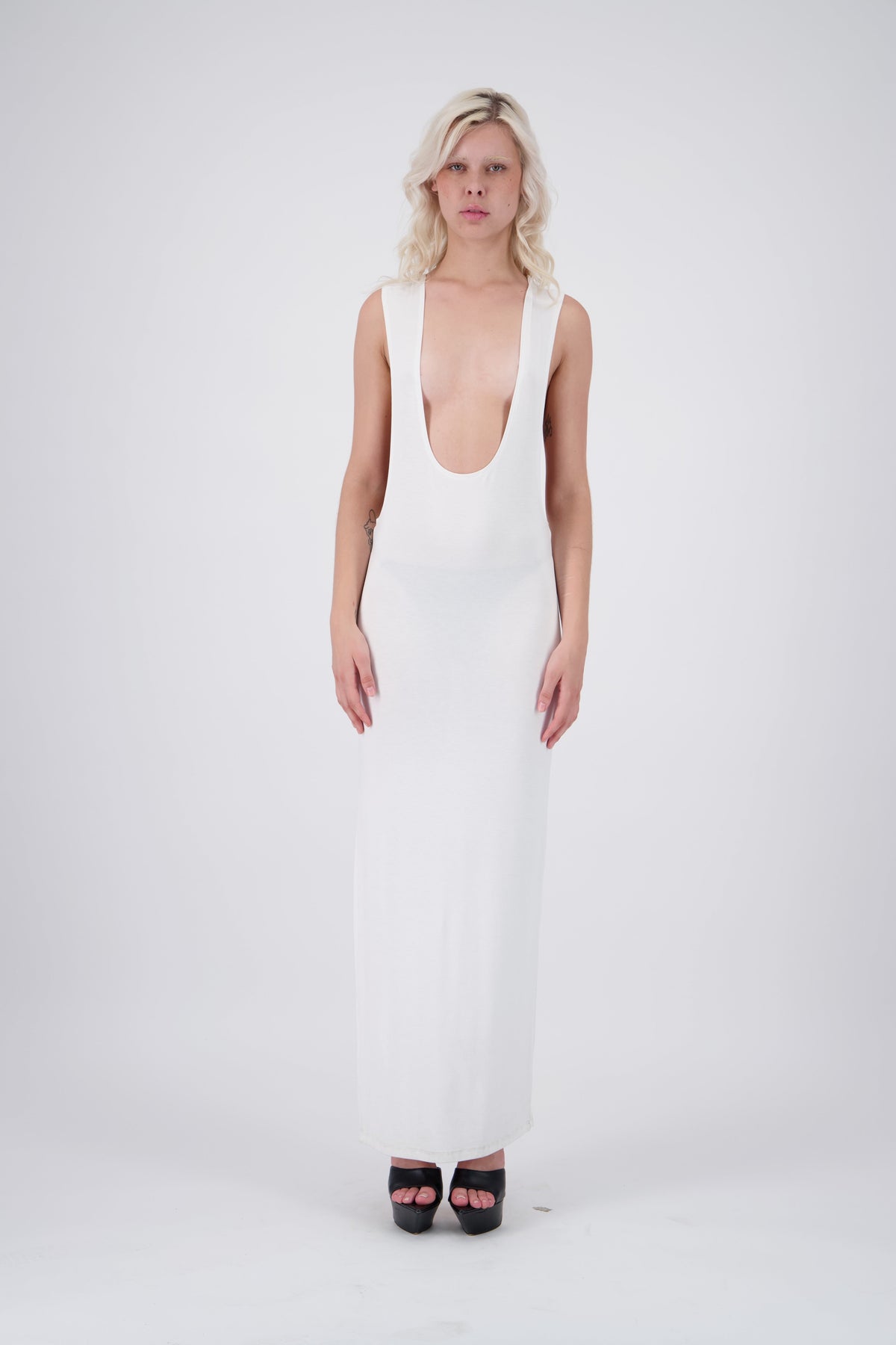 Tank Top Dress White - Pressiat