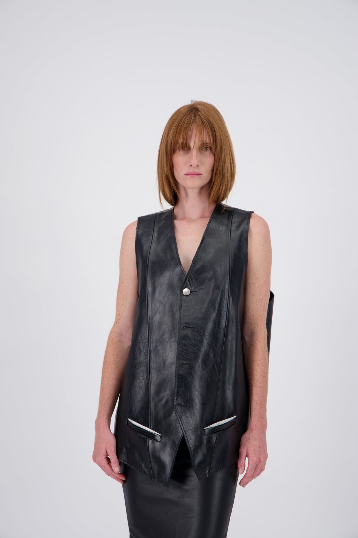 Oversize Sleeveless Vest - Pressiat